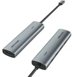 Vention Docking USB Tipo-C TGGHB con 3 Puertos USB, 1 HDMI y 1 USB Tipo-C PD
